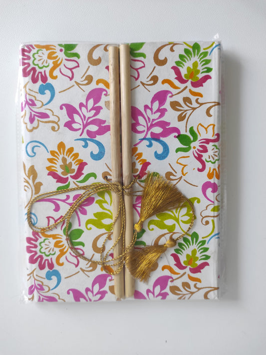 Handcrafted eco-friendly Bamboo Diary PAP013