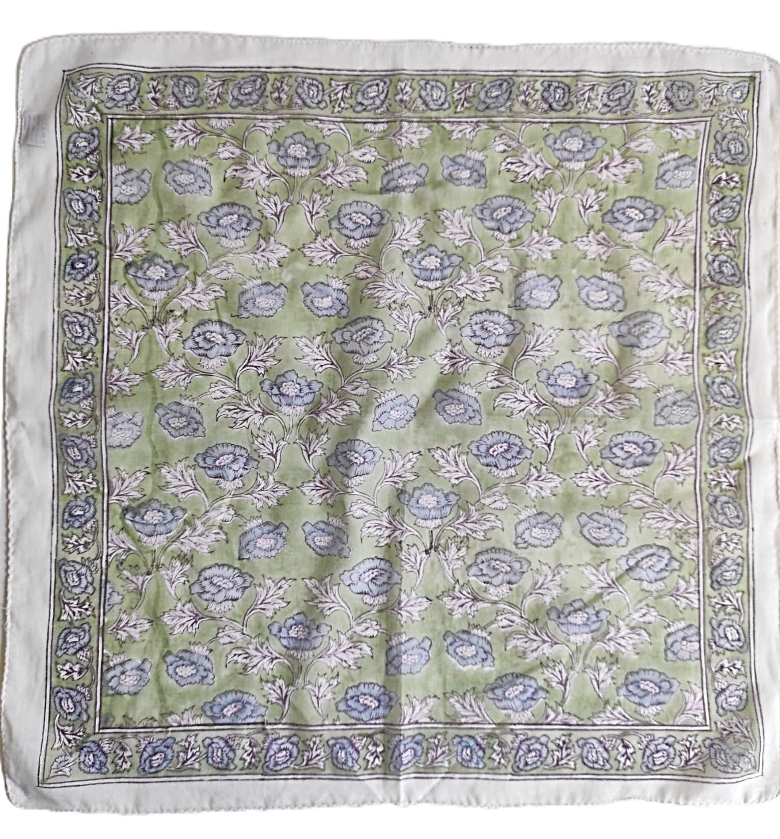 Foulard bandana coton Block Print- BANGALORE